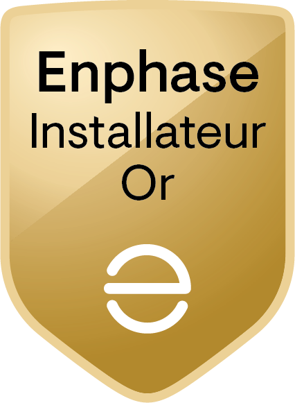 badge enphase installateur or